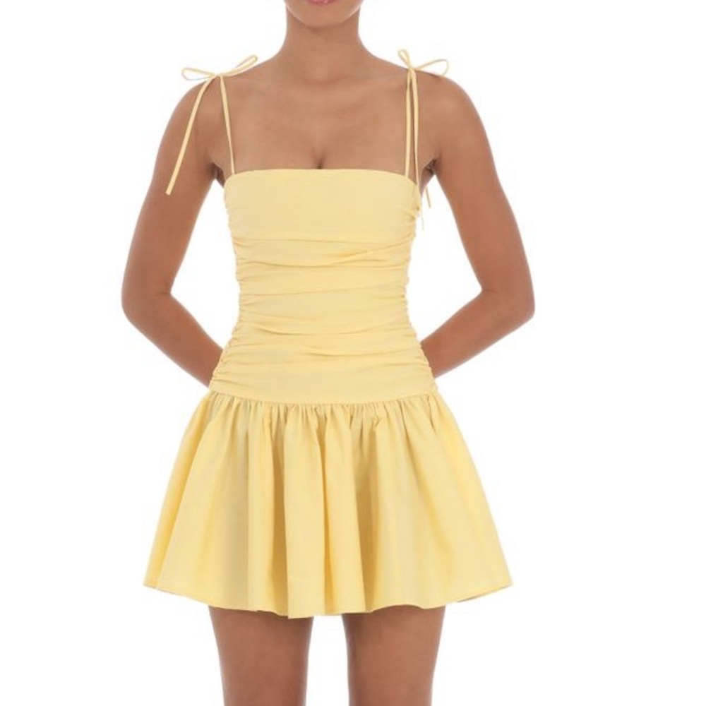 Lucy in the Sky Yellow Mini Dress